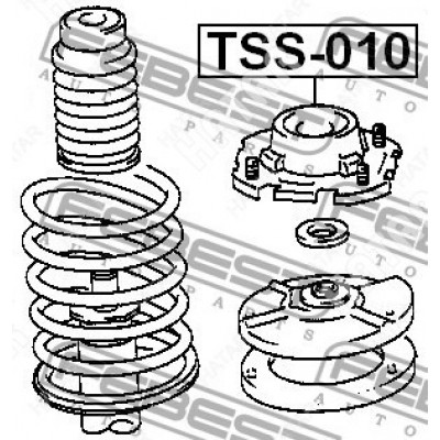 Опора амортизатора SUFIX FM1054