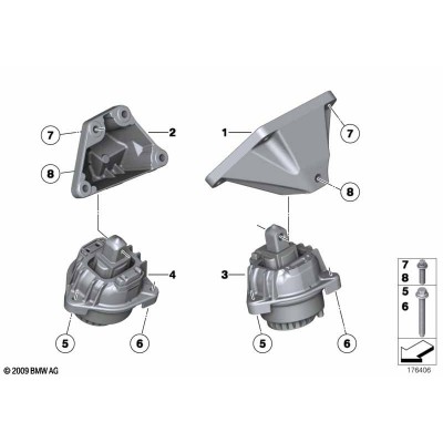 Подушка двигателя BMW 22117935142