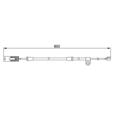 Датчик износа тормозных колодок Bosch 1987474945