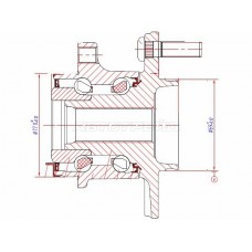 Ступица колеса Brave BRBB354