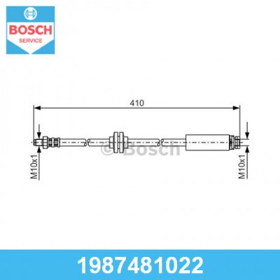 Шланг тормозной Brave BRHP1156