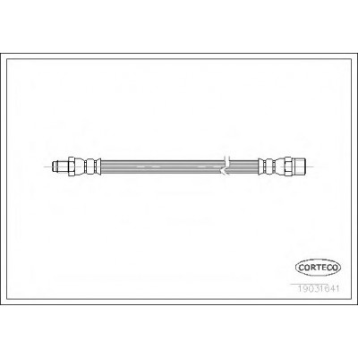 Шланг тормозной Brembo T85040