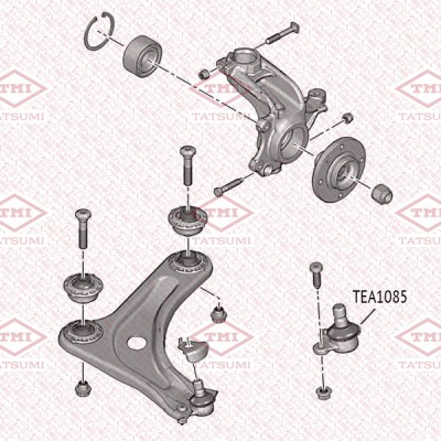 Опора шаровая CitroenPeugeot 364062