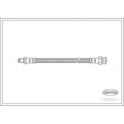 Шланг тормозной Corteco 19018510