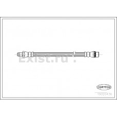 Шланг тормозной Corteco 19020436