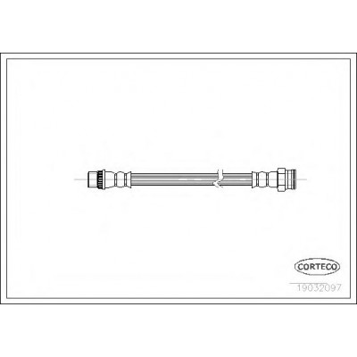 Шланг тормозной Corteco 19032097