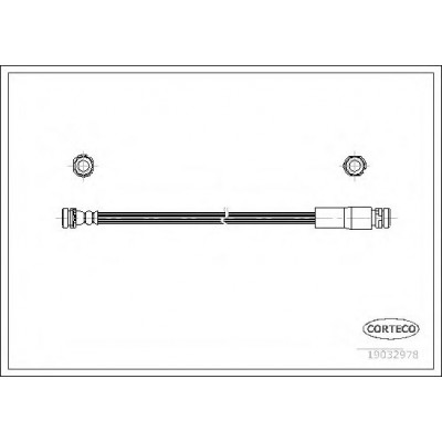Шланг тормозной Corteco 19032978