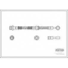 Шланг тормозной Corteco 19035880