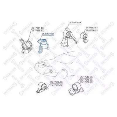 Опора двигателя SUFIX FM4476