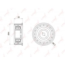 Ролик обводной ремня ГРМ SUFIX FP2001