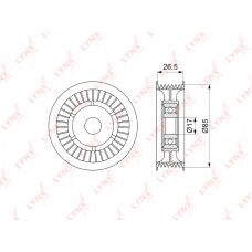 Ролик обводной приводного ремня SUFIX FP2085