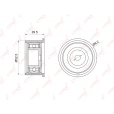 Ролик обводной ремня ГРМ SUFIX FP2105