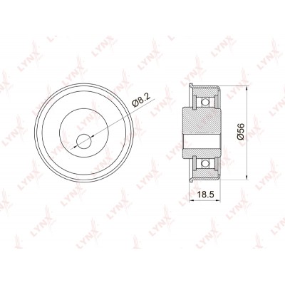 Ролик натяжной ремня ГРМ SUFIX FP2166
