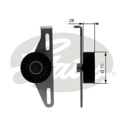 Ролик натяжной приводного ремня LADA LARGUS SUFIX FP2253