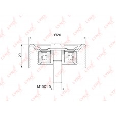 Ролик обводной навесного оборудования SUFIX FP2270