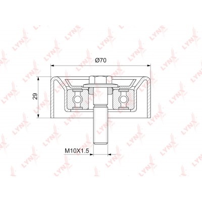 Ролик обводной навесного оборудования SUFIX FP2270