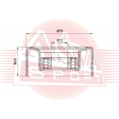 Ролик обводной приводного ремня SUFIX FP2481