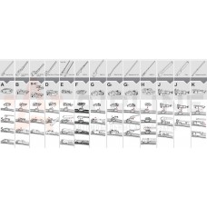 Щетка стеклоочистителя 430 мм (17) бескаркасная, 10 адаптеров AIRLINE AWBBK430