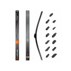 Щетка стеклоочистителя 650 мм (26) бескаркасная, 10 адаптеров AIRLINE AWBBK650