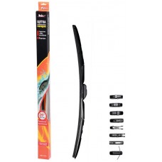Щетка стеклоочистителя 650 мм (26) гибридная, 3 адаптера AIRLINE AWBH650