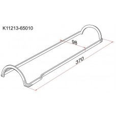 Прокладка крышки клапанов Ajusa 11055400