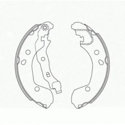Колодки тормозные барабанные Allied Nippon ABS1705