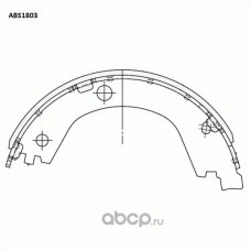 Колодки тормозные барабанные Allied Nippon ABS1803