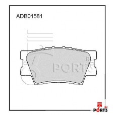 Колодки тормозные дисковые Allied Nippon ADB01581