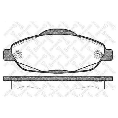 Колодки тормозные дисковые Allied Nippon ADB01765