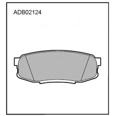 Колодки тормозные дисковые Allied Nippon ADB02124