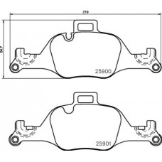 Колодки тормозные дисковые Allied Nippon ADB02363