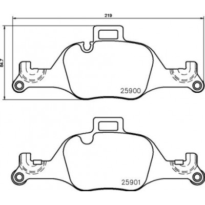 Колодки тормозные дисковые Allied Nippon ADB02363