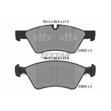 Колодки тормозные дисковые Allied Nippon ADB06060