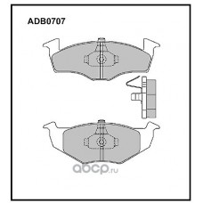 Колодки тормозные дисковые Allied Nippon ADB0707