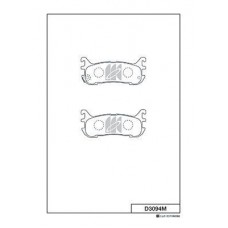 Колодки тормозные дисковые Allied Nippon ADB0819