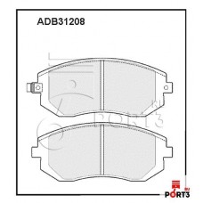 Колодки тормозные дисковые Allied Nippon ADB31208