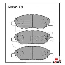 Колодки тормозные дисковые Allied Nippon ADB31668
