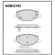 Колодки тормозные дисковые Allied Nippon ADB32184