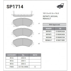 Колодки тормозные Allied Nippon ADB32337
