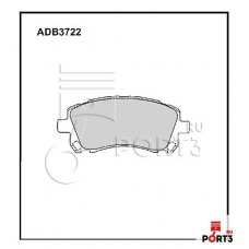 Колодки тормозные дисковые Allied Nippon ADB3722