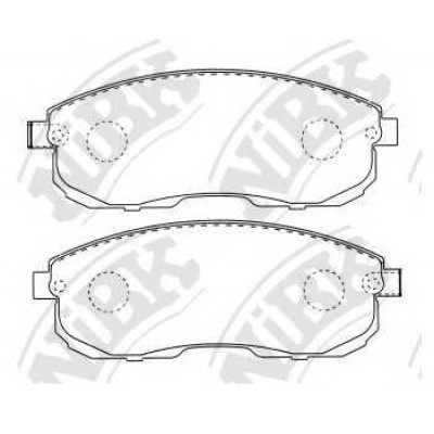 Колодки тормозные дисковые Allied Nippon ADB3993