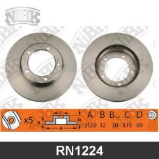 Диск тормозной Allied Nippon ADC0182V