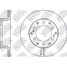 Диск тормозной Allied Nippon ADC0185V