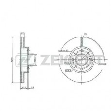 Диск тормозной Allied Nippon ADC0252V