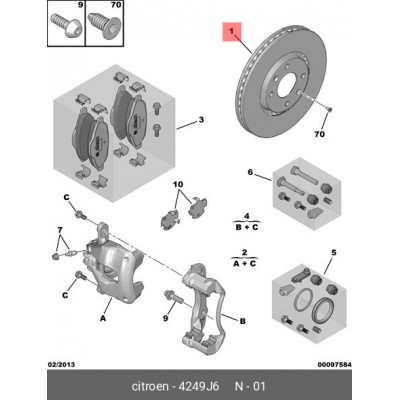 Диск тормозной вентилируемый Allied Nippon ADC0384V