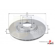 Диск тормозной Allied Nippon ADC0447V