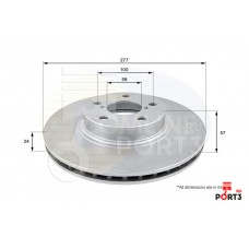 Диск тормозной Allied Nippon ADC0811V