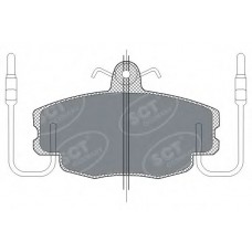 Колодки тормозные дисковые AMD AMDBF391