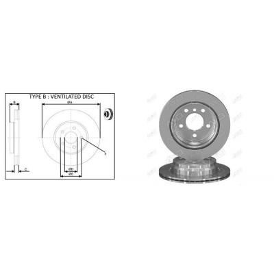 Диск тормозной APlus 61446AP