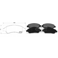 Колодки тормозные дисковые APlus 71247BAAP